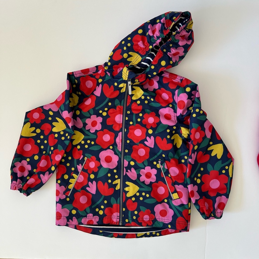 Hanna Andersson Girls Raincoat - Size 8